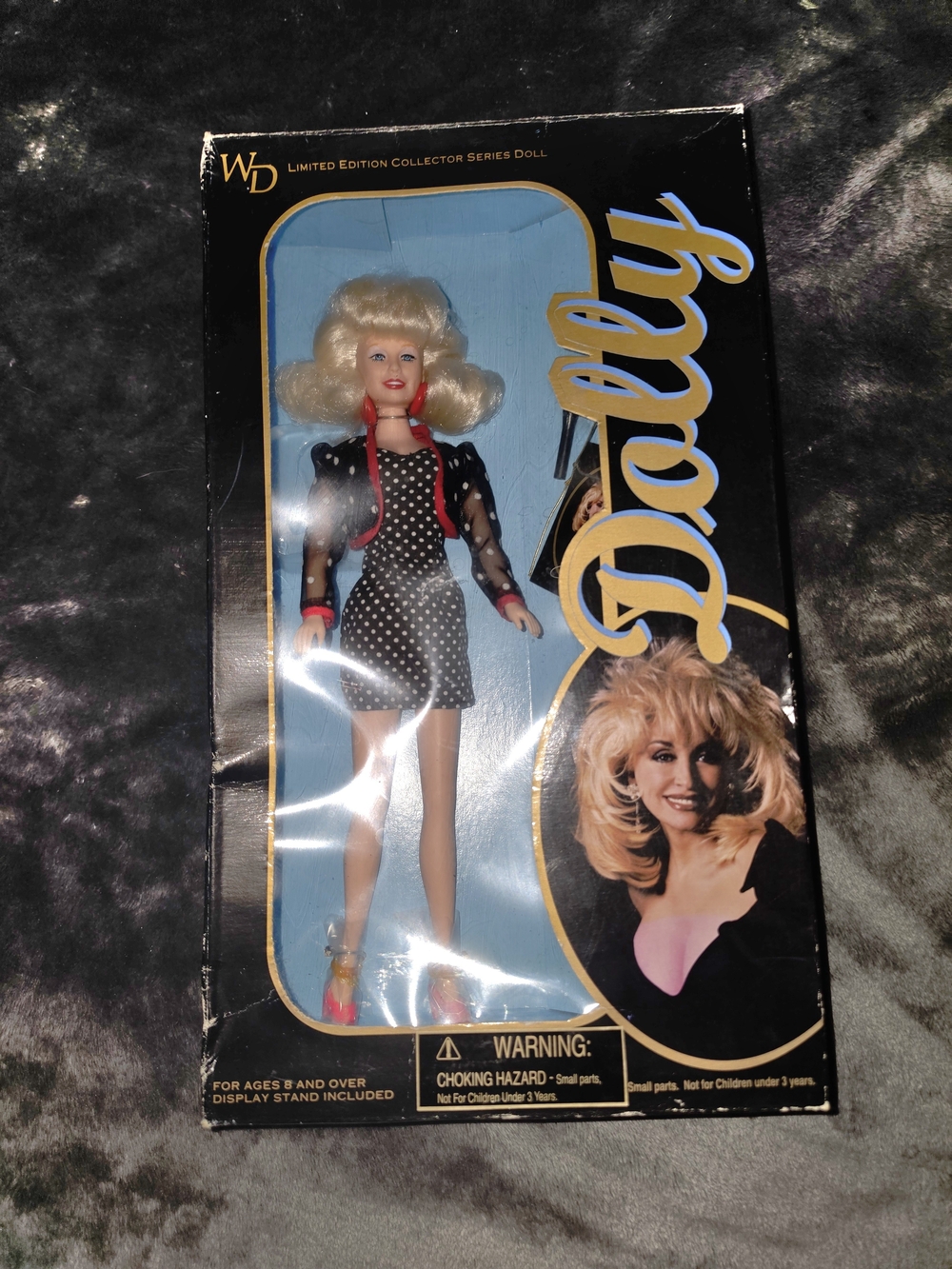 Dolly Limited Edition Collector Series Doll - Black & Red Polka Dot Outfit
